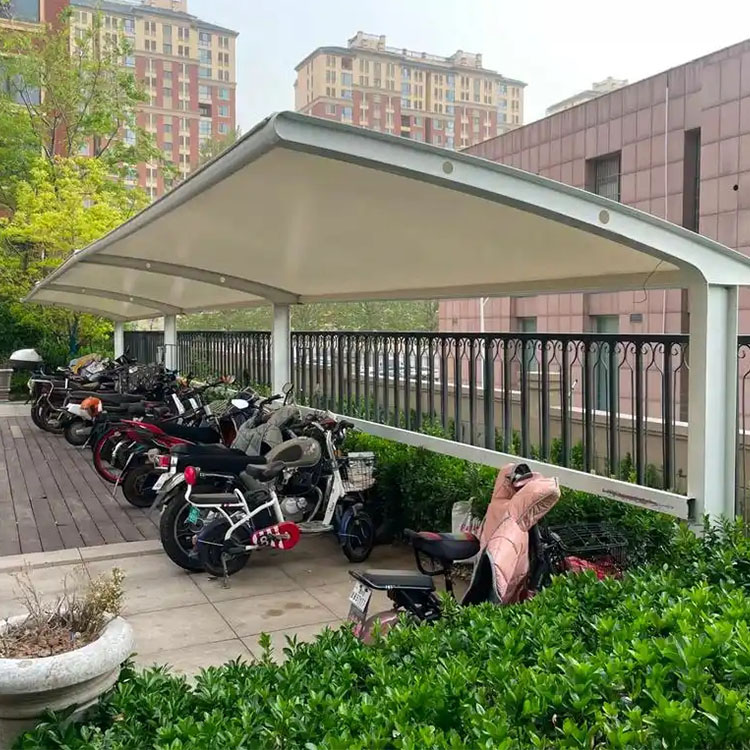 新龙县膜结构电动车棚